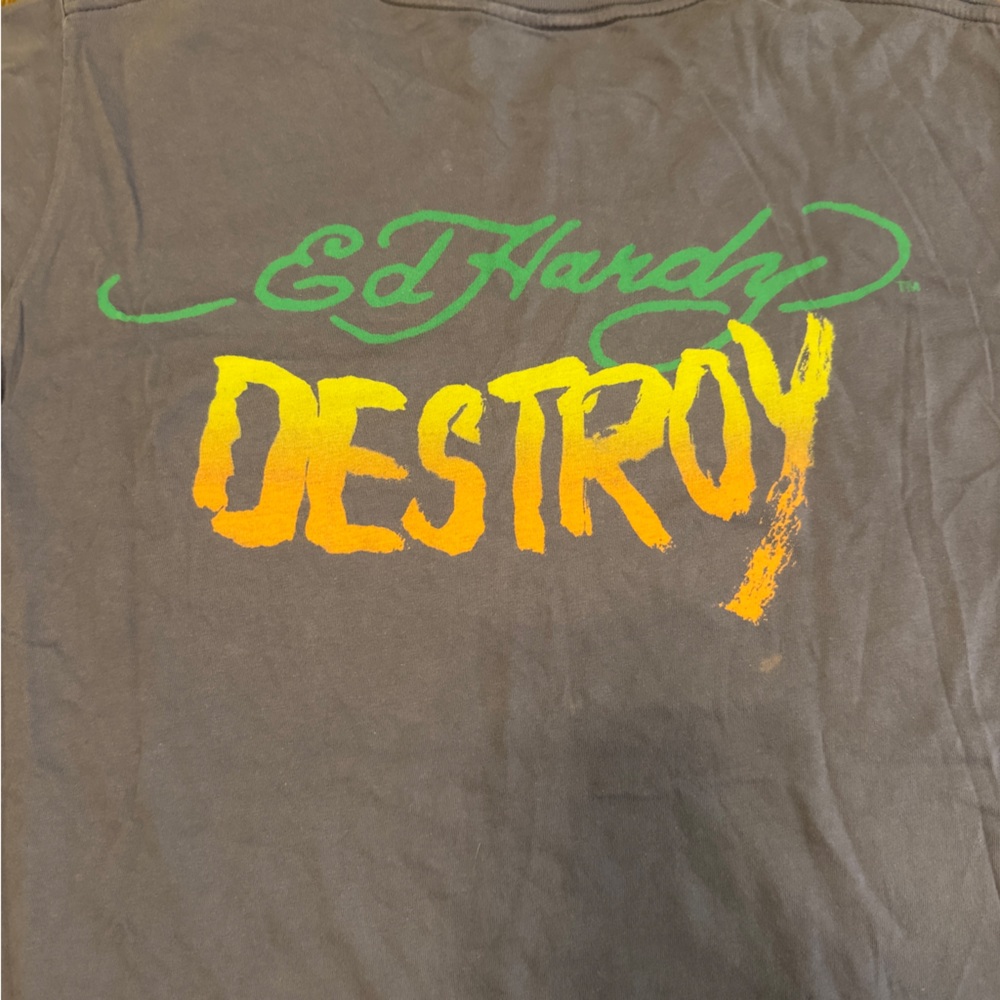 Ed Hardy Punks Not Dead Tee - Picture 9 of 9